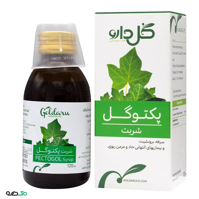 شربت پکتوگل گل دارو